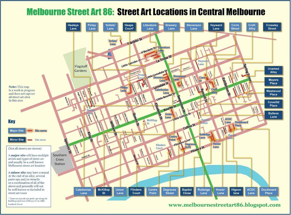 Mapa de Melbourne