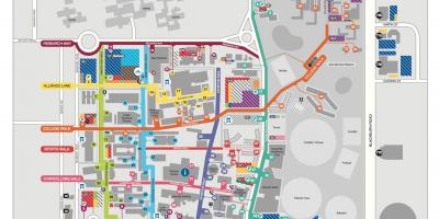 A Monash university Clayton mapa