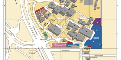 A Monash university mapa do campus.