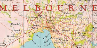 Mapa de Melbourne