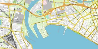 Mapa de port Melbourne