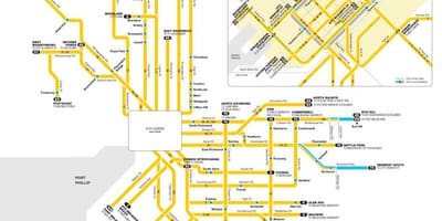 Yarra bondes mapa